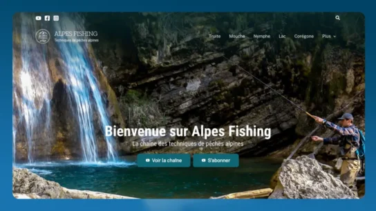 Site web Alpes Fishing